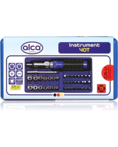 Купить Отвертка с насадками Alca с реверсом 40 ед. 418000 в E-mobi