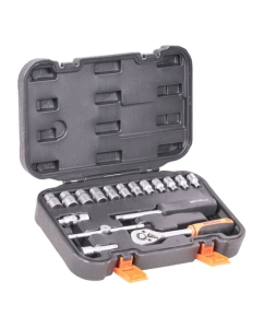 Купить Набор торцевых головок АвтоDело 1/4&quot; DR 17 предметов 39917 13700  в E-mobi