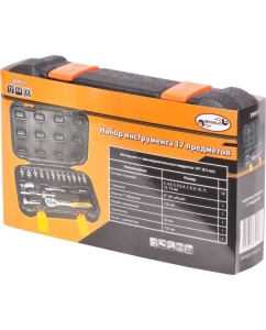 Купить Набор торцевых головок АвтоDело 1/4&quot; DR 17 предметов 39917 13700  в E-mobi