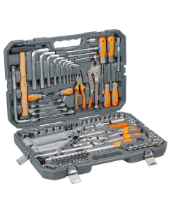 Купить Универсальный набор инструментов 132 предмета, пластиковый кейс Airline AT-132-09  в E-mobi