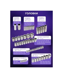 Купить Набор инструментов MEGATOOLS 108 предметов 1/4, 1/2 ( 6гр.) MT-41082-5(57964)  в E-mobi