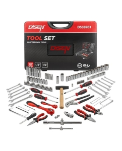 Купить Набор инструментов в пластиковом кейсе Disen (122 предмета) DS38901(57318) в E-mobi