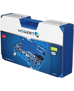 Купить Hабор инструментa HOEGERT TECHNIK 3/4, 26 шт HT1R511  в E-mobi