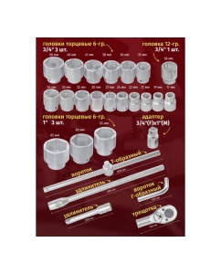 Купить Набор инструментов Forsage 3/4 &quot;, 26 пр, 6гр, F-68263-5(51901)  в E-mobi