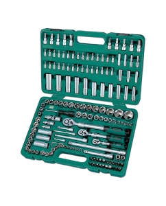 Купить Набор инструмента 1/4, 3/8, 1/2 HONITON в пластиковом чемодане 155 предметов 4321551 в E-mobi