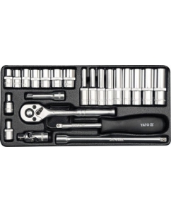 Купить Набор торцевых головок YATO 1/4&quot; 23 пр. YT-14421  в E-mobi