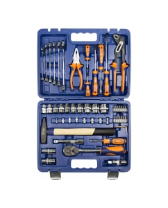 Купить Набор инструмента 1/2 Dr и 1/4 Dr 56 предметов HELFER HF000013 в E-mobi