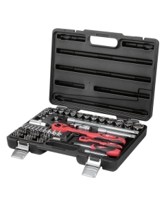 Купить Профессиональный набор инструментов INTERTOOL 72 шт., 1/2 и 1/4, Cr-V ET-6072 в E-mobi