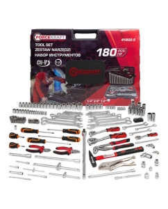 Купить Набор инструментов в пластиковом кейсе Forcekraft 180 предметов FK-41802-5(60048) в E-mobi