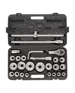 Купить Набор инструментов Forsage 26пр, 3/4&amp;#39;&amp;#39; 1&amp;#39;&amp;#39; 6гр, 17,19,21,22,24,27,30,32,33,34,35,36,36-12гр,38,41,46,50мм,1&amp;#39;&amp;#39;:55,60,65мм F-68262-5  в E-mobi