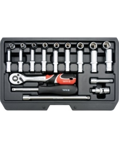 Купить Набор торцевых головок YATO 1/4