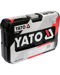 Купить Набор торцевых головок YATO 1/4&quot; 23 предмета YT-14451  в E-mobi