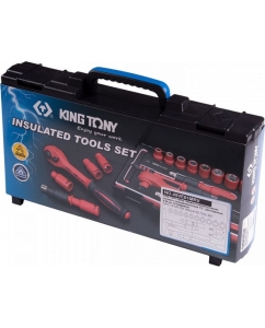 Купить Набор торцевых диэлектрических головок KING TONY 1/2, шестигранные, 8-24 мм, 16 пр 45VE01MRV  в E-mobi