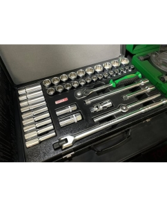 Купить Набор головок и аксессуаров TOPTUL 1/2 DR 12-гранных 8-32 мм, 41 предмет в металлическом кейсе GCAD4103  в E-mobi