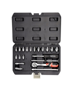 Купить Набор торцевых головок YATO 1/4&quot; 20 предметов XS YT-14491  в E-mobi