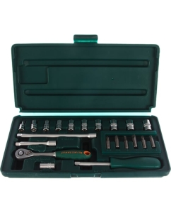 Купить Набор торцевых головок (1/4&quot;DR; 4-13 мм; 21 предмет) Jonnesway S04H2721S  в E-mobi