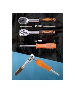 Купить Набор инструмента 46пр. 1/4&amp;#39;&amp;#39;(6-гран.)(4-14мм) ISMA -2462-5EURO(51107) ISMA-2462-5 EURO(51107)  в E-mobi