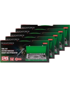Купить Набор инструментов Rockforce 24 предметов 1/2&quot; ( 6гр) 5 комплектов RF-4245B-5 / 5 K-T /(58580)  в E-mobi