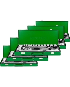 Купить Набор инструментов Rockforce 24 предметов 1/2&quot; ( 6гр) 5 комплектов RF-4245B-5 / 5 K-T /(58580)  в E-mobi