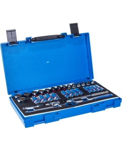 Купить Набор торцевых головок с принадлежностями 3/8&quot; KING TONY двенадцатигранные, 1/4&quot;-15/16&quot; мм, 32 3032SRV  в E-mobi