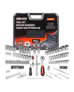 Купить Набор инструментов BaumAuto в пластиковом кейсе (109 предметов) BM-41092-5(58799) в E-mobi