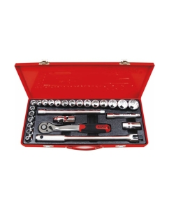 Купить Набор универсальных головок и аксессуаров AmPro 1/2, 26 предметов T45992 в E-mobi