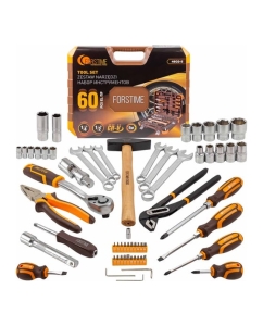 Купить Набор инструментов FORSTIME в пластиковом кейсе (60 предметов) FT-4602-5(58804) в E-mobi