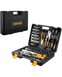 Купить Универсальный набор инструмента для дома и авто в чемодане DEKO DKMT63 63 предмета 065-0731  в E-mobi