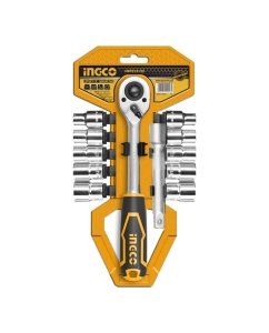 Купить Набор головок INGCO INDUSTRIAL 1/2, с трещоткой, 12 шт HKTS12122 в E-mobi