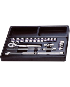 Купить Набор торцевых головок 3/8" с принадлежностями (ложемент, 23 предмета) KING TONY 9-3523MR  в E-mobi
