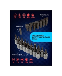 Купить Набор инструмента Forsage 94пр, 1/4&quot;&amp;1/2&quot; 6-гран, 4-32мм F-4941-5 /k.4281/(8992)  в E-mobi