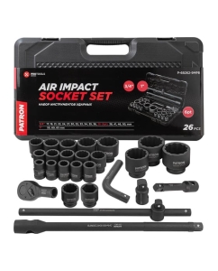 Купить Набор инструментов ударных Patron 26пр, 3/4