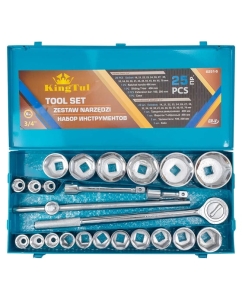 Купить Набор инструментов KingTul 3/4&quot; 6гр. 25 предметов KT-6251-5(59940)  в E-mobi