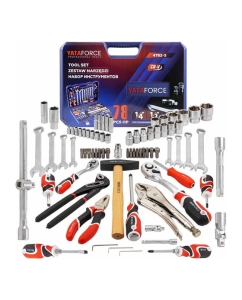 Купить Набор инструментов в пластиковом кейсе YATAFORCE (78 предметов) YF-4782-5(58797) в E-mobi