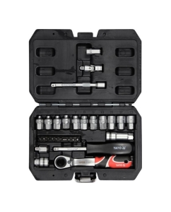 Купить Набор торцевых проходных головок YATO SPLINE 1/4