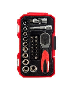 Купить Набор инструмента ABTOMTOOL РROFFI, 1/4, 27 предметов 54027  в E-mobi