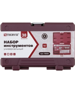 Купить Набор инструмента THORVIK TS038 1/4DR, 38 предметов 054001  в E-mobi