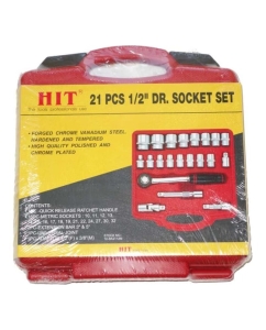 Купить Набор торцевых головок с трещоткой NIKONA 1/2", 21 предмет S-12-SK2112M  в E-mobi