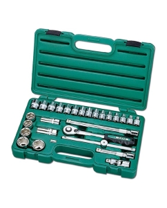 Купить Набор инструмента 1/2 HONITON в чемодане 27 предметов 400027R в E-mobi