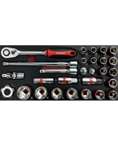 Купить Инструмент Сорокин Standart под 1/2 в ложементе, 28  предметов 1.128 в E-mobi