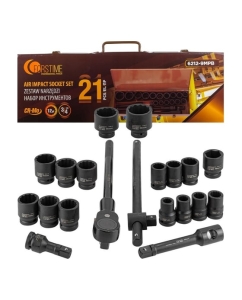 Купить Набор инструментов FORSTIME ударных 21пр. 3/4