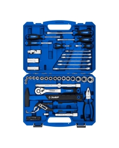 Купить Универсальный набор инструмента ЗУБР Универсал-63 63 предмета 27670-H58_z01 в E-mobi