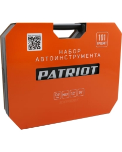 Купить Набор автоинструмента PATRIOT SSP-101, 1/2+1/4 DR (101 пр.), multi, Cr-V 350004506  в E-mobi