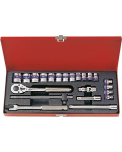 Купить Набор шестигранных торцевых головок с принадлежностями 3/8