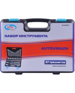 Купить Набор инструмента AUTOVIRAZH 37 предметов, 1/2&quot; AV-212037  в E-mobi
