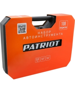 Купить Набор автоинструмента PATRIOT SSP-108, 1/2+1/4 DR (108 пр.), Cr-V 350004508  в E-mobi