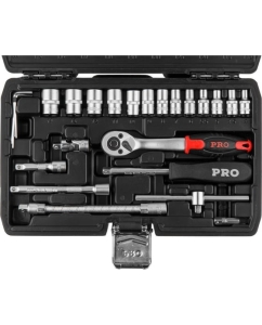 Купить Набор инструментов STARTUL PRO Stuttgart 1/4&quot; 6 граней 46 предметов PRO-046S  в E-mobi