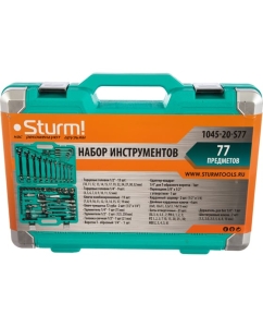 Купить Набор инструмента 77 штук Sturm 1045-20-S77  в E-mobi