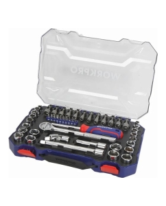 Купить Набор торцевых головок WORKPRO 6-гранные, 3/8