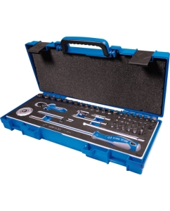 Купить Набор шестигранных торцевых головок с принадлежностями KING TONY 1/4&quot; 4-14 мм, 55 предметов 2553MRV01  в E-mobi